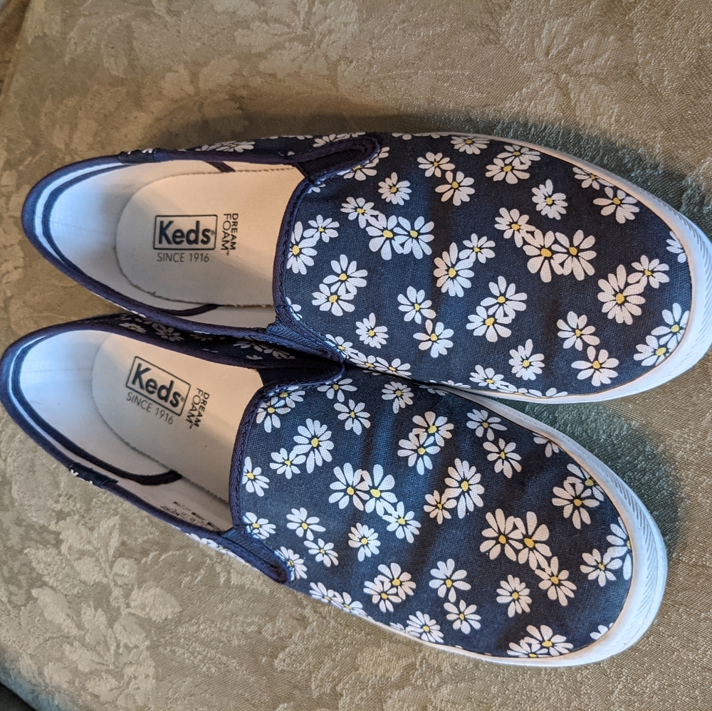 Keds Champ Slip On Sneaker Daisy Print